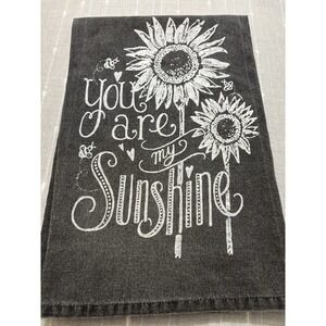 Primitives By Kathy Dish/Hand Towel You Are My Sunshine Sunflower 100% Cotton